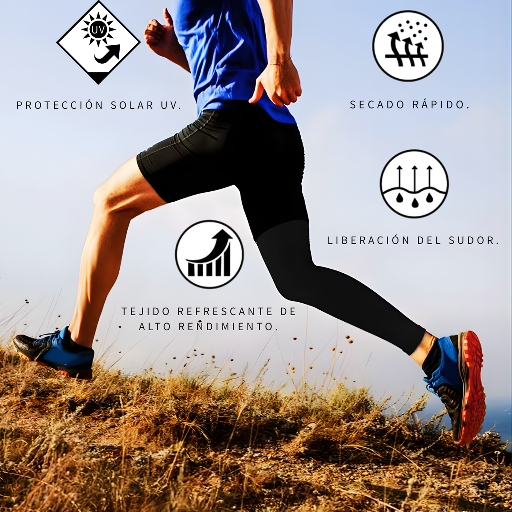 Manga de compresión para pierna