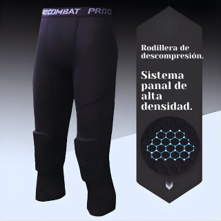 Calzas 3/4 con rodilleras