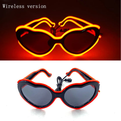 JUST MARRIED LED GLASSES 