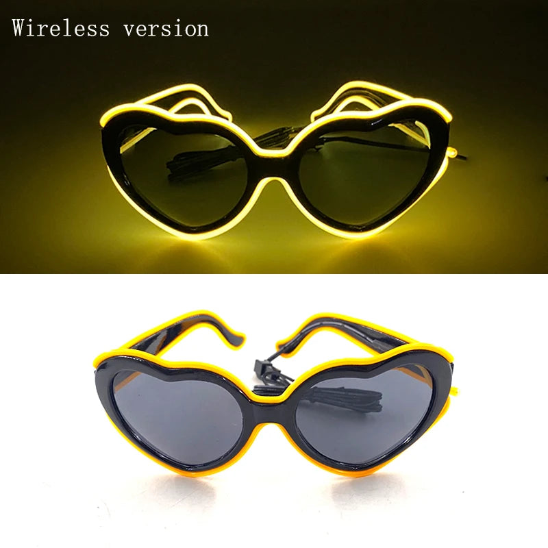 JUST MARRIED LED GLASSES 