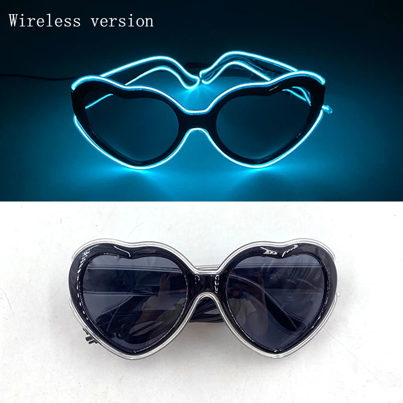 JUST MARRIED LED GLASSES 