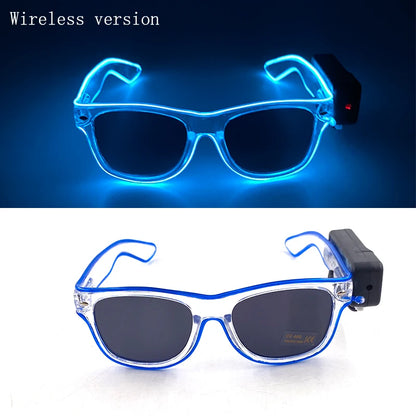 JUST MARRIED LED GLASSES 