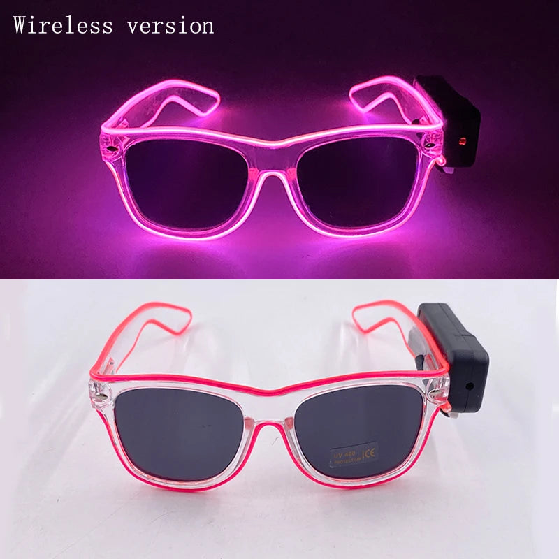JUST MARRIED LED GLASSES 