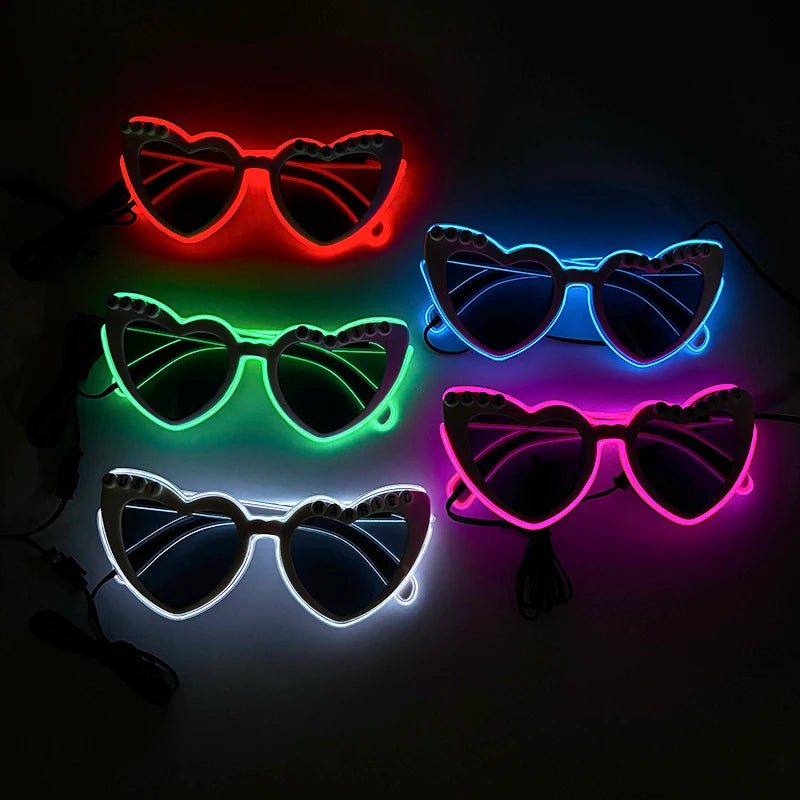JUST MARRIED LED GLASSES 