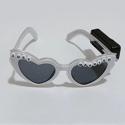 JUST MARRIED LED GLASSES 